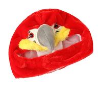BESPORTBLE Chapeau de Costume Animal Forme de Perroquet Rouge pour Fête et Cosplay Accessoire et Carnaval et Soirée Déguisée