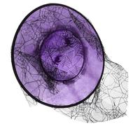 BESPORTBLE Chapeau de Décoratif pour Halloween Accessoire de Costume Réutilisable Dentelle Araignée pour Fêtes et Cosplay