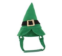 BESPORTBLE Chapeau De La Saint Patrick Chat Noël Déguisement De Chien De Chef Chapeau De Chien Vert Chapeau D'elfe De Chien Costume D'habillage pour Animaux De Compagnie Costume De Bébé Green