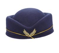 BESPORTBLE Chapeau Hôtesse pour Cosplay Accessoire Élégant pour Flight Attendant pour Fêtes et Événements Spéciaux