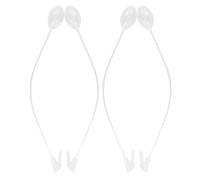 BESPORTBLE Chapeau Lapin à Oreilles Mobiles en Plastique Transparent 4pcs, Accessoires Interchangeables pour Cosplay, Bonnet Lapin Oreille Qui Bouge, pour Garçon et Filles et Adultes