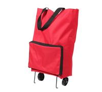 BESPORTBLE Chariot de Courses Pliable avec roulettes de Courses à Capacité Léger et Portable pour Shopping Voyage et Usage Quotidien Trolley Robuste et Facile à Ranger