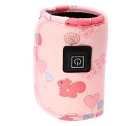 BESPORTBLE Chauffe-biberon Usb Pour -né Portable Rose Motif Écureuil Maintien Température Constante Maison Voyage Voiture