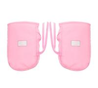 BESPORTBLE Chauffe-Mains de Guidon pour Vélo, Oxford Rose, Antidérapants | Cyclistes, Protection Pluie et Froid, Usage Tactile, Style Soigné, Embout Guidon Scooter