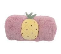 BESPORTBLE Chauffe-Mains d'hiver Portable en Tissu Doux à Motif Ananas, Oreiller Chaud Mains, Accessoire Chaud Multifonction pour Femmes et Étudiantes, pour Activités en Plein Air et Bureau,