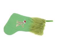 BESPORTBLE Chaussette de Noël Géante Verte à Suspendre avec Broderie Lettre K Capacité pour Cadeaux et Décorations Festives