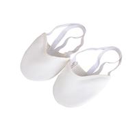 BESPORTBLE Chaussures Danse Moderne Demi Pointe Stretch pour Femme Semelle Professionnelle Antidérapante pour Ballet Jazz et Danse du Ventre Blanche