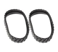 BESPORTBLE Chenilles de Remplacement Caoutchouc 2pcs pour Nettoyeur Zodiac MX8, Piste de Pneu Polyvalente pour Piscine, Entretien Facile pour aspirateur Piscine Fond et parois