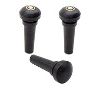 BESPORTBLE Chevilles de Violon Design Classique Élégant Jeu de 3 en Ébène Noir, Faciles à Installer Accessoires Indispensables pour Violonistes Passionnés