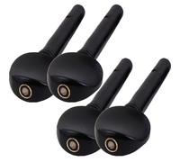 BESPORTBLE Chevilles de Violon en Ébène Noir, 4 Pièces accordage Portable Haute Densité, Accessoires de Remplacement pour Violon