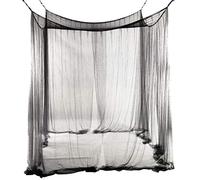 BESPORTBLE Ciel De Lit King Size Rideaux De Lit Ciel à 4 Poteaux d'angle Rideau Queen Size Rideaux à Baldaquin pour Baldaquin Moustiquaire Extra Large Cadre Rideau