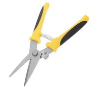 BESPORTBLE Ciseaux en Fer Coupe Tôle, Acier Inoxydable, Anneau Protecteur et Fixation de Sécurité, Ciseaux Antidérapants pour Découpe Précise et Travail Facilité