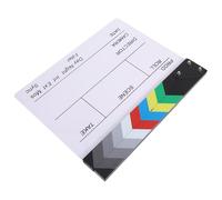 BESPORTBLE Clapboard Réalisateur Acrylique Multifonction Accessoire Cinéma Portable Outil Léger pour Scènes et Studio Photo Décoration Intérieure Artistique pour Amateurs de Film