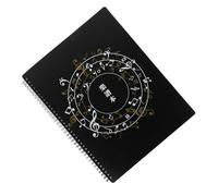 BESPORTBLE Classeur de Partitions Non Réfléchissant avec Pochettes Porte-partitions Piano Stable et Antireflet Organiseur Écrivable pour Pratique Performance et Cours de Musique