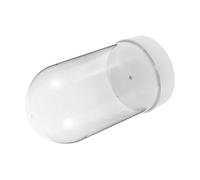 BESPORTBLE Cloche Transparente Incassable pour Boule à Neige de Noël Dôme Protecteur en Plastique Anti-Poussière Couverture Décorative pour Fleurs Éternelles Accessoire Décoration