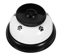 BESPORTBLE Clochette de Dressage pour Chiens et Chats, Sonnette Interactive en Abs Robuste, Blanc/Noir, Éducatif pour Apprentissage Propreté et Communication Animale, Adaptée la Maison