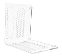 BESPORTBLE Cloison de Séparation pour Aquarium en Acrylique Transparent, Grille Double Perforation Anti-Sable, Protection de Pompe, Plateau Filtrant Multifonction, Compatible Différentes