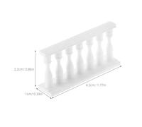 BESPORTBLE Clôture en Résine Miniature 24 Pièces pour Modélisme Ferroviaire Panneaux Décoratifs pour Jardin Féérique Rampe Romaine Décorative Accessoires pour Maison de Poupée et Table à