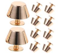 BESPORTBLE Clous pour Paquet en Alliage De Zinc 12 Mm, Lot de 12 Vis Métalliques DIY, Accessoires De Bricolage pour Pochettes Et Valises, Usage Manuel Et Réparation Cuir