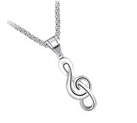 BESPORTBLE Collier Avec Pendentif Symbole Musical Pour Homme Créatif Et Délicat Chaîne Décorative