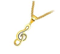 BESPORTBLE Collier Avec Symbole Musical Chaîne De Cou Pour Homme Pendentif Créatif