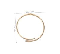 BESPORTBLE Collier Choker Géométrique à Ressort Ouvert pour Femme Design Minimaliste et Ajustable Statement Élégant pour Mariage et Tenues