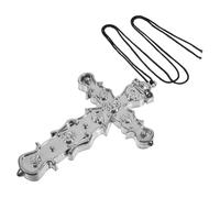 BESPORTBLE Collier Croix Homme Femme Décoration Croix Plastique Pendentif Unisexe Accessoire Décoration