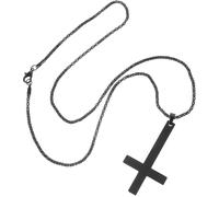 BESPORTBLE Collier Croix Inversée en Acier Inoxydable pour Homme, Bijou Style Hip-hop, Idéal Au Quotidien Ou pour Les Fêtes.