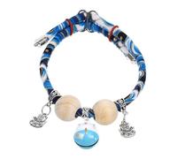 BESPORTBLE Collier De Chat Brosse Chat Collier De Chien D'étiquette d'air Collier pour Chiot Roue De Chat Animal De Compagnie Cône De Chat Collier pour Chat avec Grelot Sky-Blue Bois