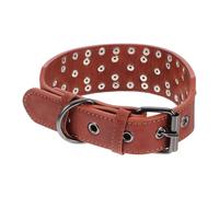 BESPORTBLE Collier De Chien Enrichi pour Chiens Rivets Réglables Style Colons De Compagnie Collier Confortable Et Élégant pour Les Chiots Et Les Petits Chiens