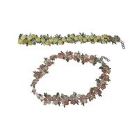 BESPORTBLE collier de fleurs collier tour de cou pour femme verser Bijoux mignons s filles créatif de mode tour de cou doux Décoration du Jaune