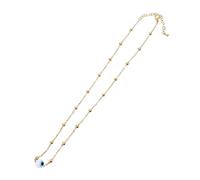 BESPORTBLE Collier Femme Pendentif Œil Bleu Chaîne de Clavicule Durable et pour Protection