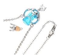 BESPORTBLE Collier Pendentif Fiole Pour Liquide Collier Diffuseur Potion Coeur Unisexe Cadeau Pour Femme