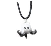 BESPORTBLE Collier Pendentif Pieuvre Métallique Solide Pendentif Animal Marin Steampunk Bijou Océan pour Femmes Présent Anniversaire Original Style Mythique Accessoire Plage et Costume