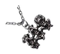 BESPORTBLE Collier Pendentif Singe 3 Singes Ne Rien voir Ne Rien Dire Alliage Argenté Pendentif Inspirant pour Femme Présent Amitié et Famille Accessoire Quotidien