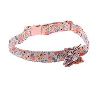 BESPORTBLE Collier pour Animaux De Compagnie Colliers De Couleur Chiot pour Litière Charbonnier Décorations Animal De Compagnie Colliers De Chien Respirants Douane Petit Chaton XXS Rose Coton