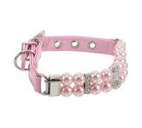 BESPORTBLE Collier pour Chien Perles Ajustable XS Accessoire Élégant et Confortable pour Petits Chiens Collier Ornement en Perles pour Animaux avec Design Résistant et Chic