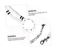 BESPORTBLE Collier Ras Cou Homme Polymère Style Hip Hop Simple et Chaîne Clavicule Unisexe pour Fête et Usage