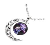 BESPORTBLE Collier Scorpion 12 Signes du Zodiaque en Alliage Solide Bijoux de Cou pour Femme et Fille Accessoire Mode pour Anniversaire et Soirée Pendentif Astrologique Élégant