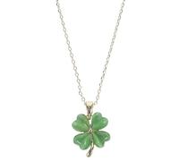 BESPORTBLE Collier Trèfle Cœur Pierre De Lune Avec Pendentif De Chat Vert Élégant Pour Femme Cadeau Chic