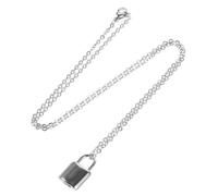 BESPORTBLE Collier Urne pour Animaux De Compagnie avec Serrure : Pendentif Porte-Cendres pour Chien Bijoux en Acier Inoxydable