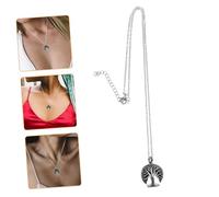 BESPORTBLE Collier Urne Pour Cendres Êtres Chers Collier De Crémation Souvenir Pour Hommes Pendentif Avec Compartiment