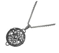 BESPORTBLE Collier Viking Pendentif Dragon Creux Homme Chaîne De Cou Bijoux De Cou