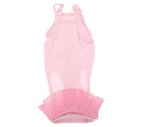 BESPORTBLE Combinaison de Récupération pour Chaton en Tissu Modal Élastique Rose, Protège Le Léchage et Favorise la Cicatrisation Après Chirurgie, Taille S pour Chats en Convalescence