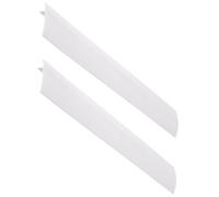 BESPORTBLE Combleur D'espace pour Four et Plaque de Cuisson 63 Cm Blanc en Silicone Résistant la Chaleur Anti-éclaboussures la Cuisine 2 Pièces pour Nettoyage Facile et Protection