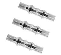 BESPORTBLE Connecteur Coaxial de Type F Métallique Étanche Joint Torique, Lot de 3 Sets de Sets de Adaptateurs pour Câble Coaxial D’antenne TV, Résistance Haute Température, Raccord