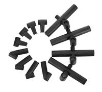 BESPORTBLE Connecteurs De Cerf-Volant en Plastique pour, Assortiment 12 Pièces, Tiges Support Robustes, Montage Facile pour Vol Acrobatique, Kit Construction DIY, Pièces De Rechange pour Sportifs