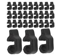 BESPORTBLE Connecteurs en Plastique Noir pour Parc et Étagères Modulaires - 48 Pièces, Ensemble de Quincaillerie pour Cage et Connecteurs Cubiques à Fils, Fixation Sécurisée pour