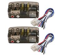 BESPORTBLE Convertisseur Audio Voiture avec Fonction de Délai, Adaptateur de Signal Haute à Basse Fréquence pour Amplificateur, Compatible Lecteur CD, Entrée Ligne, Couleur Couleur Aléatoire