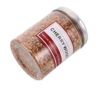 BESPORTBLE Copeaux de Bois pour Fumer Cerisier 125 G Moyen, Barbecue à Gaz et Charbon, Fumage Uniforme pour Grillades en Plein Air, Allumage Rapide, Usage Camping et Cuisson Extérieure